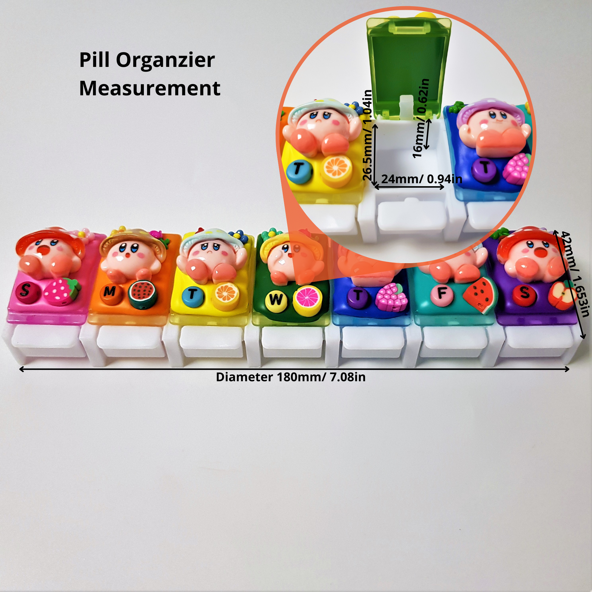 Garden Magic Mushrooms - Straight Pill Box