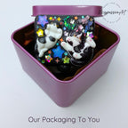 Cute & Playful Starry Night - Single Pill Box