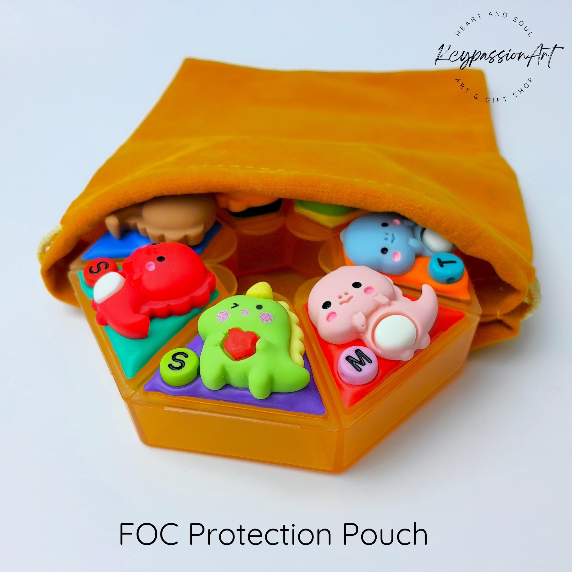 United Color Of Dino - Heptagon Pill Box