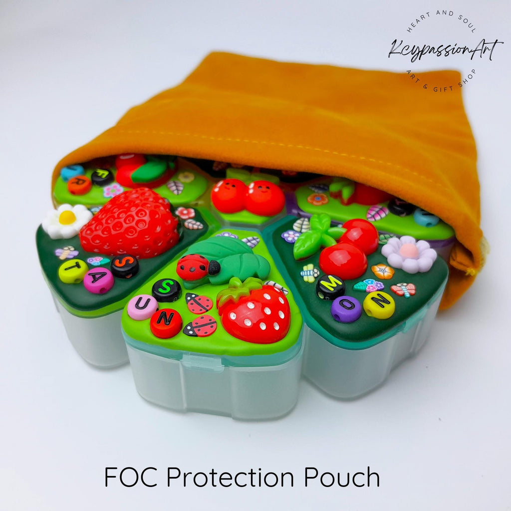 Strawberries & Cherries - XL Pill Box