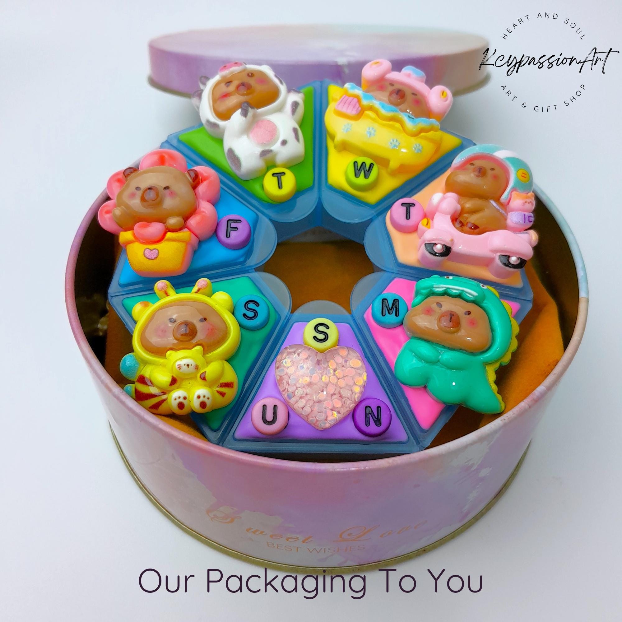 Capybara - Heptagon Pill Box