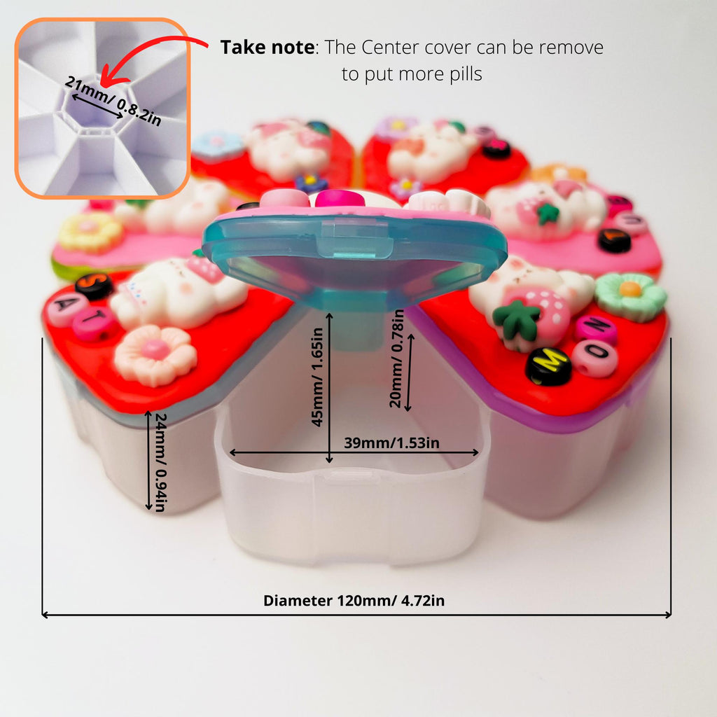 Bunny Berries - XL Pill Box