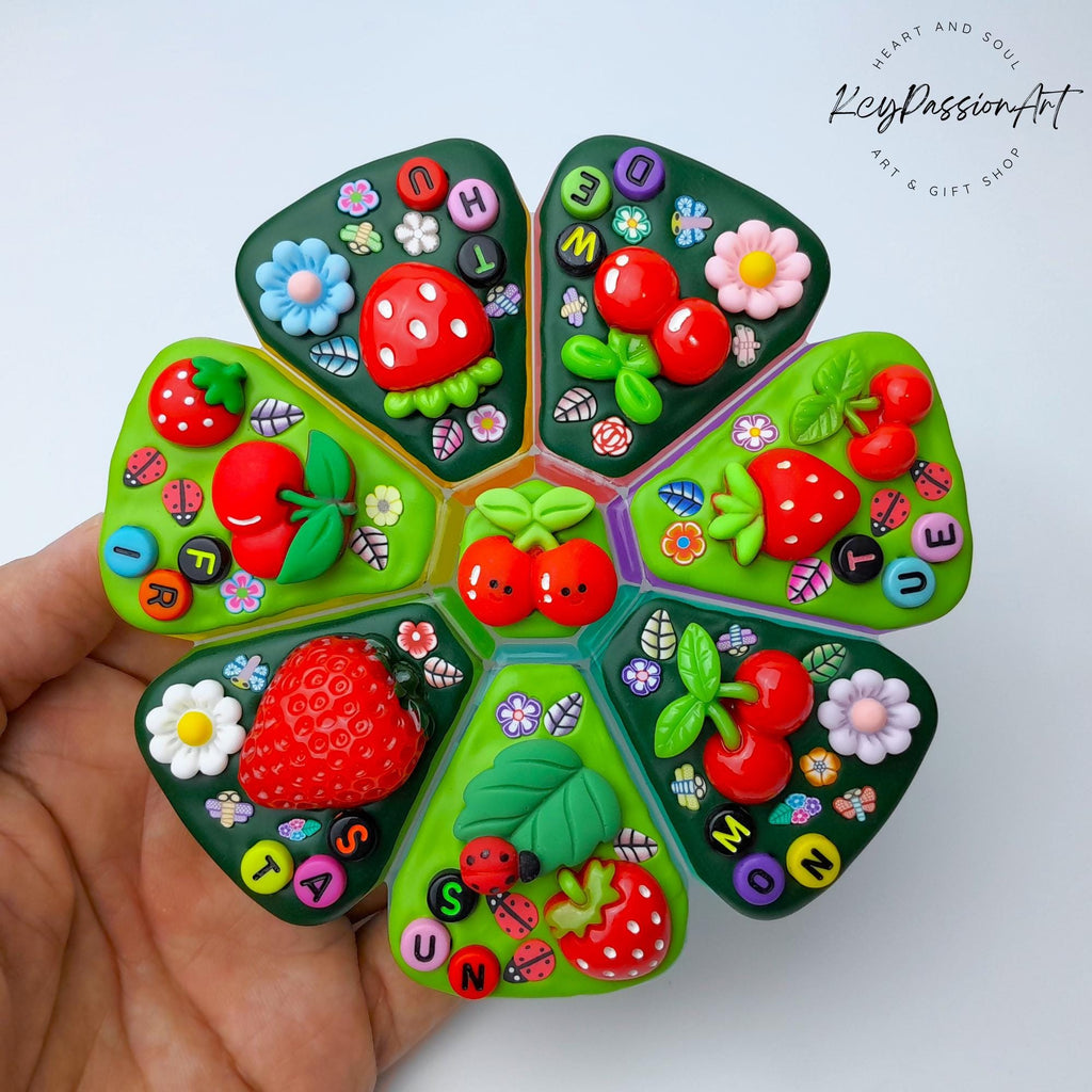 Strawberries & Cherries - XL Pill Box