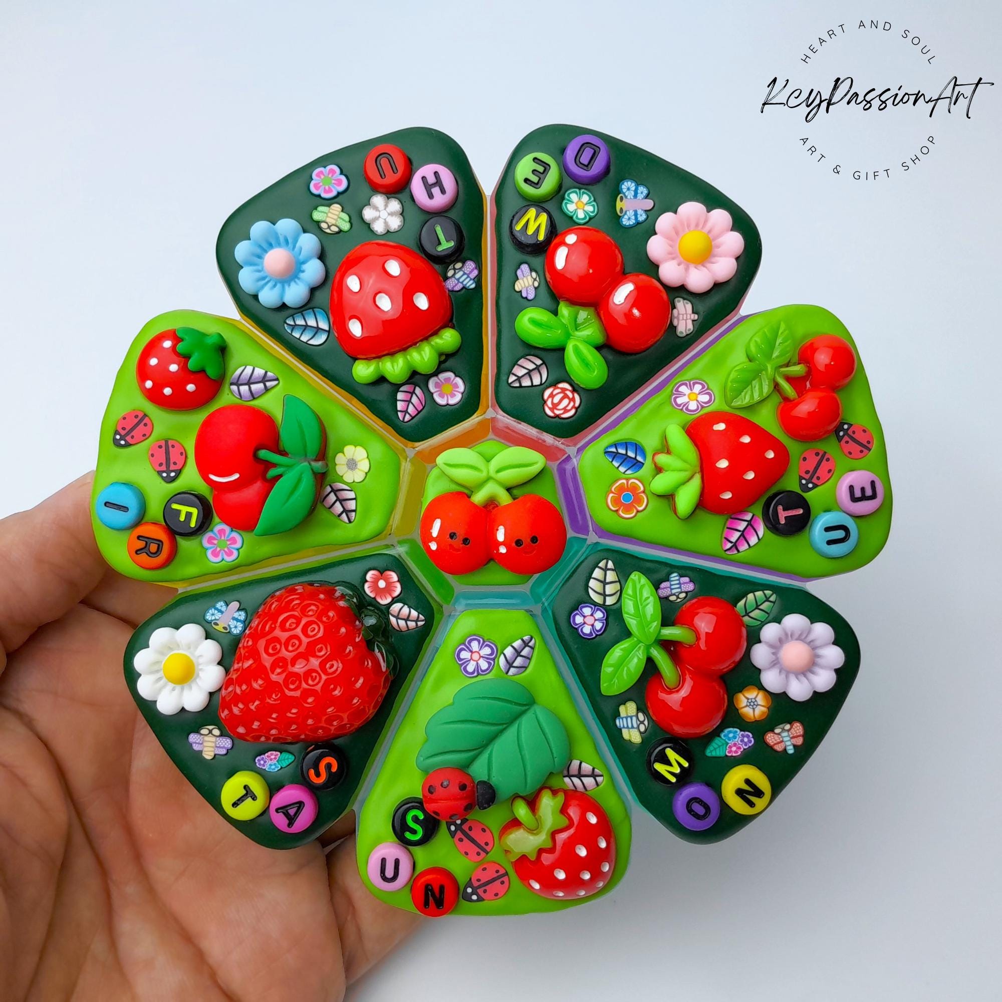 Strawberries & Cherries - XL Pill Box