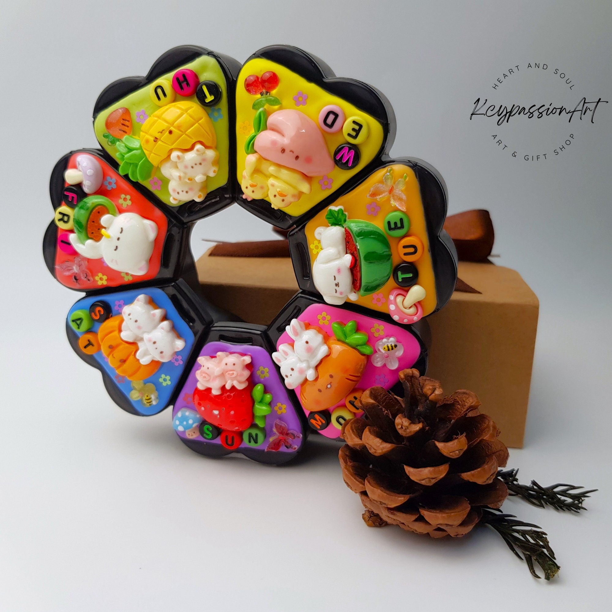 Fruits And Vegetables - XL Pill Box