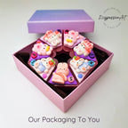 Playful Bunnies - Heptagon Pill Box