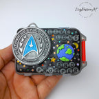 Pilulier pliable « Académie Starfleet » matin et soir, distributeur de compléments alimentaires, pilulier 7 jours, pilulier 7 jours et 7 nuits