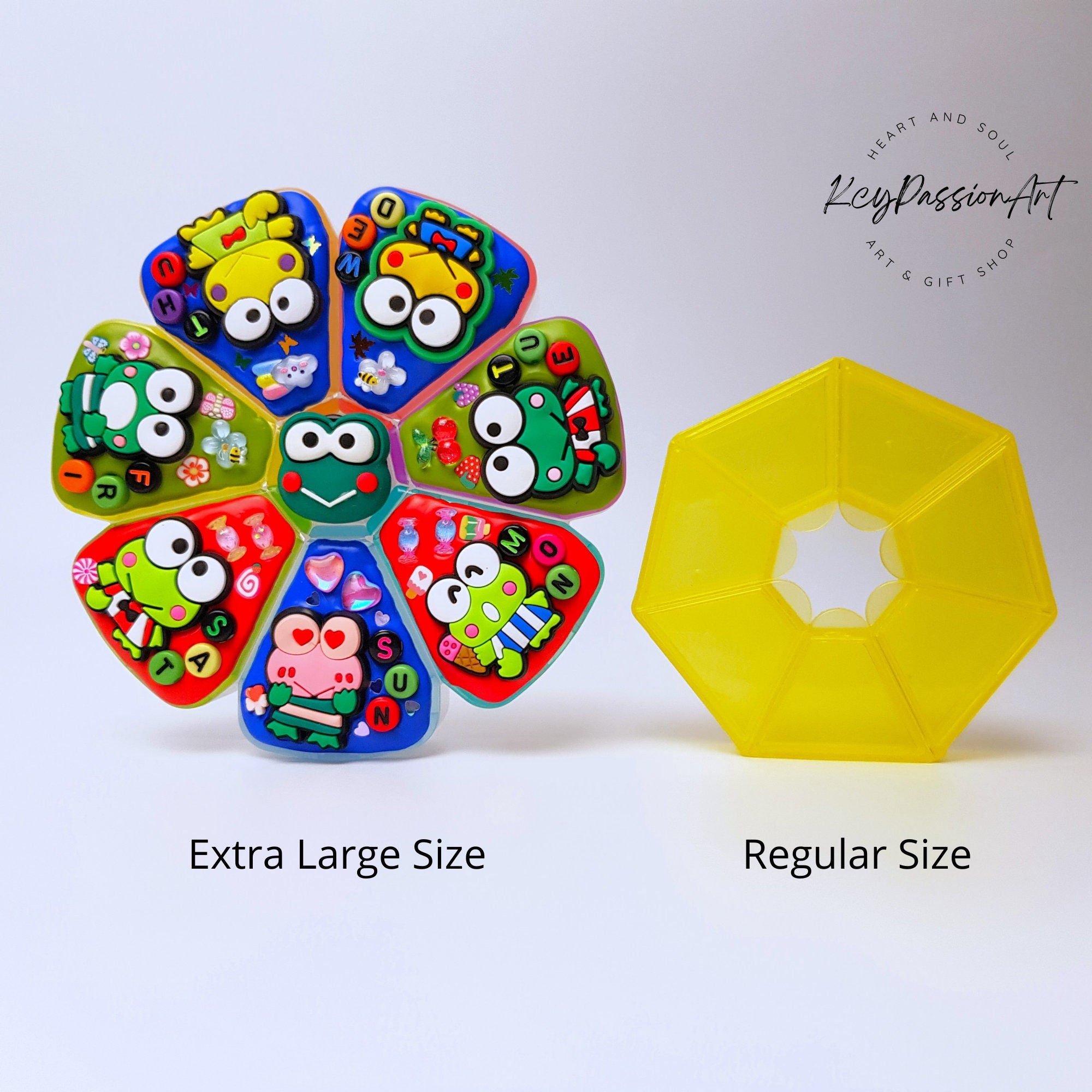 Donut Pond Frog - XL Pill Box