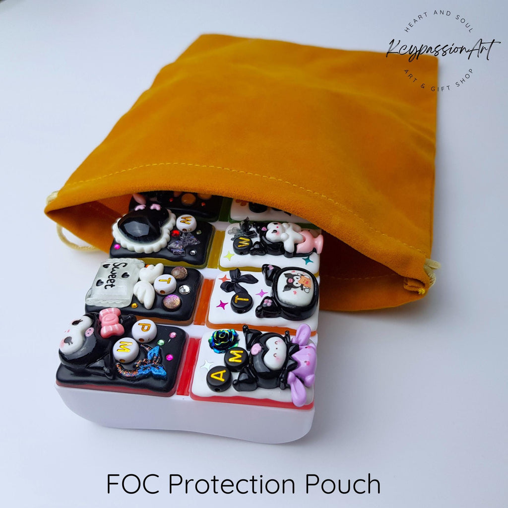 Pretty Black Beauty - Detachable Pill Box