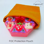 Strawberry Bunny Fun - Heptagon Pill Box