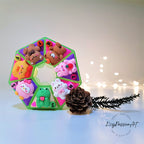 7-Tage-Pillenbox „Fröhliche Freunde“ für morgens und abends, für Medikamente und Nahrungsergänzungsmittel, 7-Tage-Pillenbox für Tag und Nacht