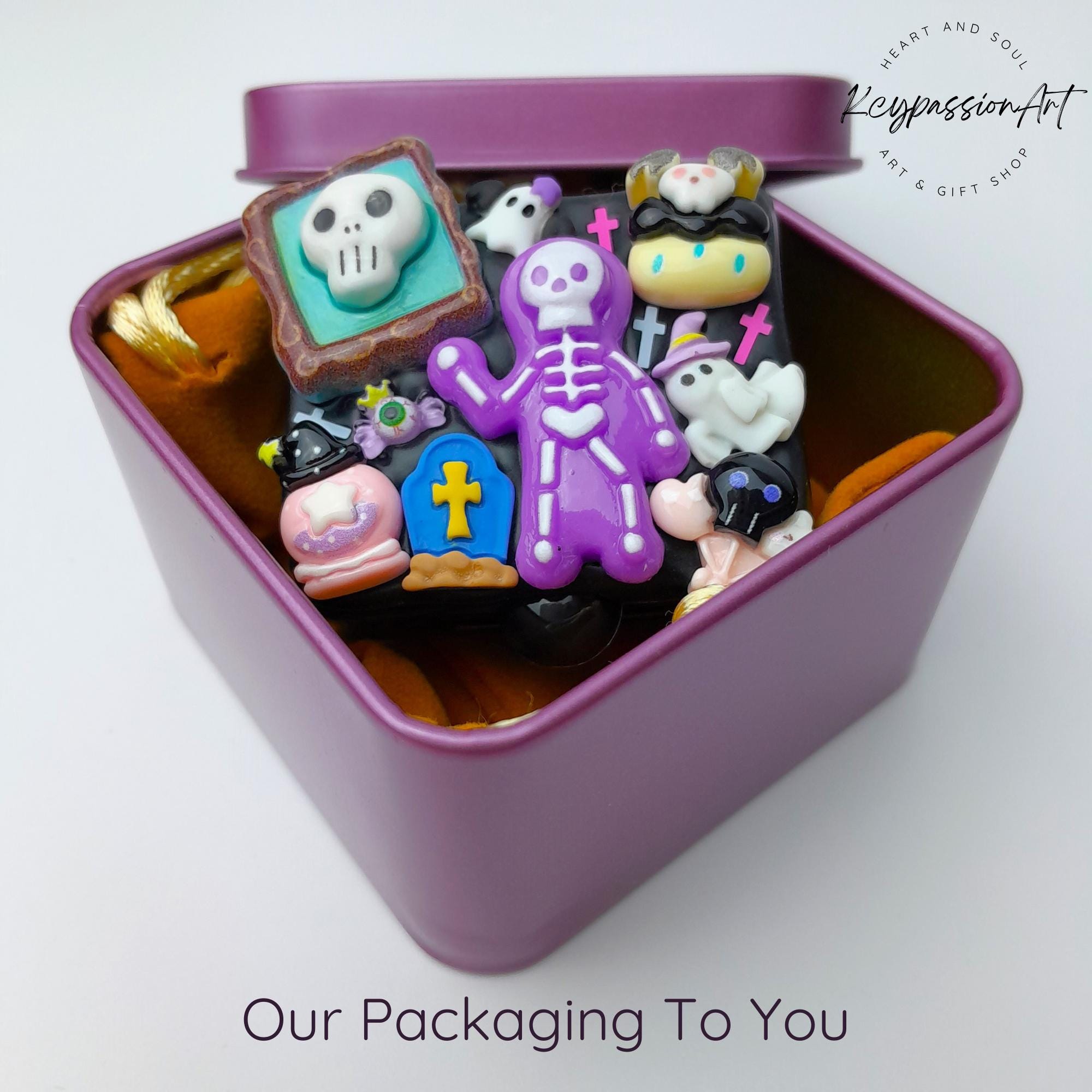 Pilulier journalier « Halloween Fame » - Boîte à pilules journalière, pilulier pour 1 jour, pilulier jour et nuit