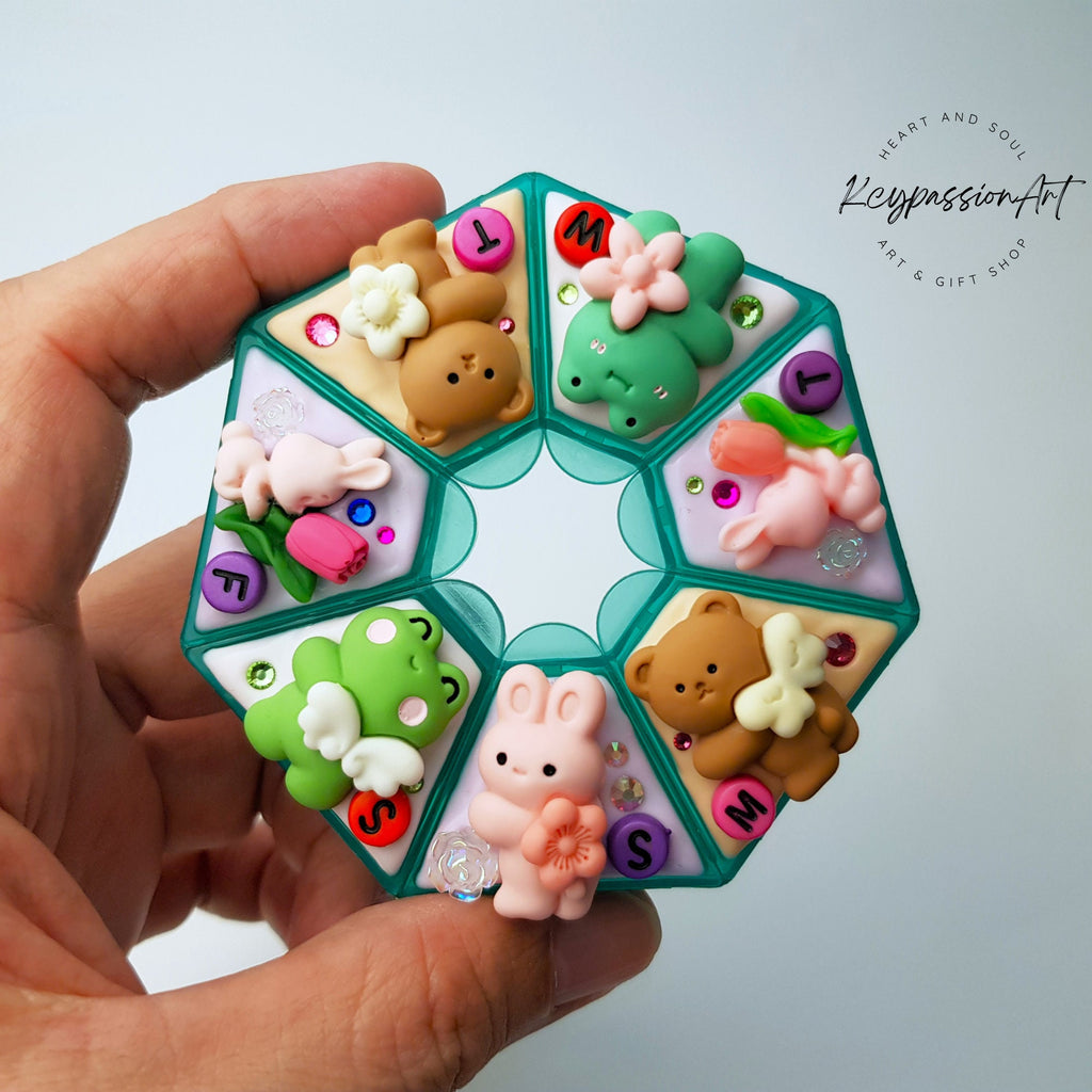 Bunny Magical Moment - Heptagon Pill Box