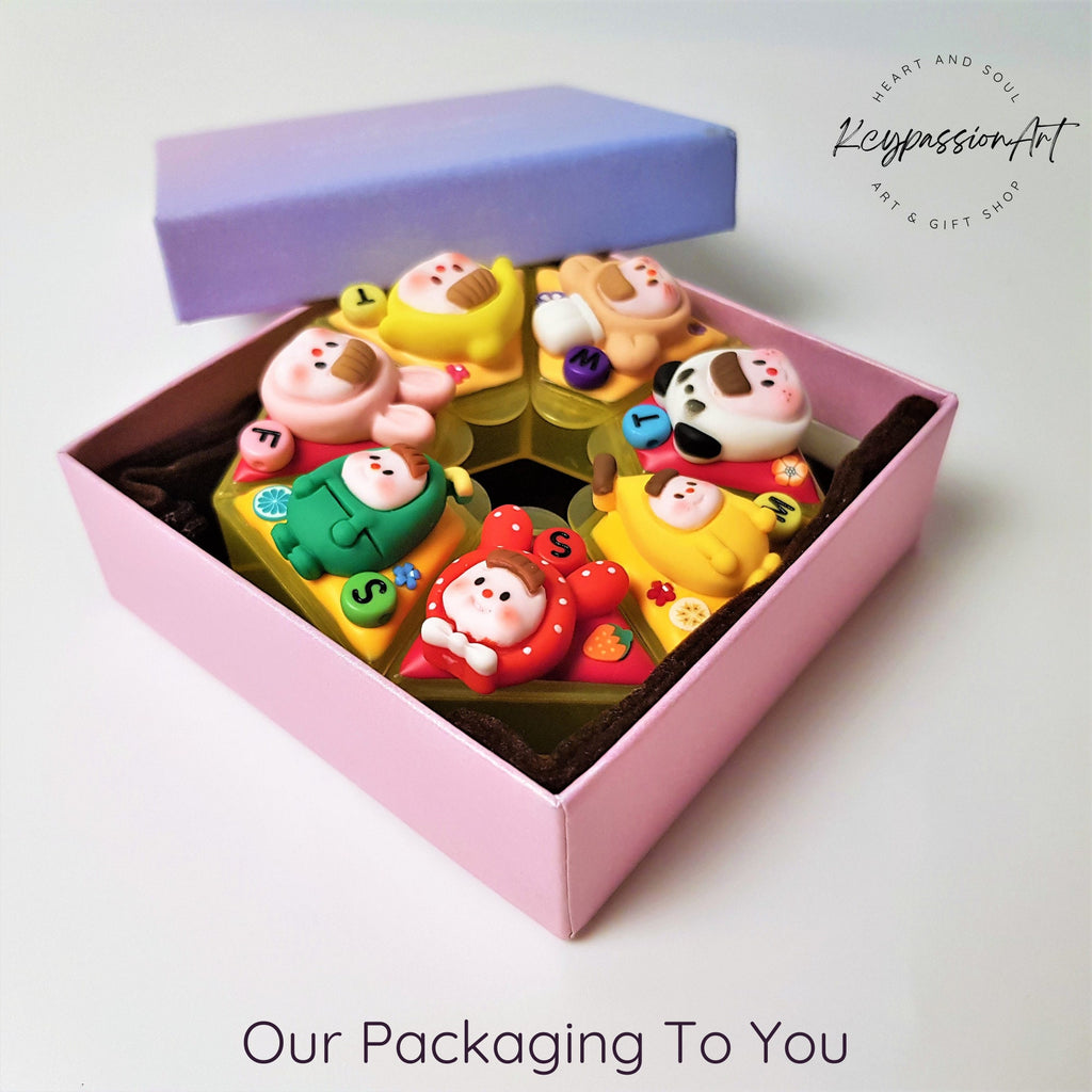 Cutie Baby Face - Heptagon Pill Box