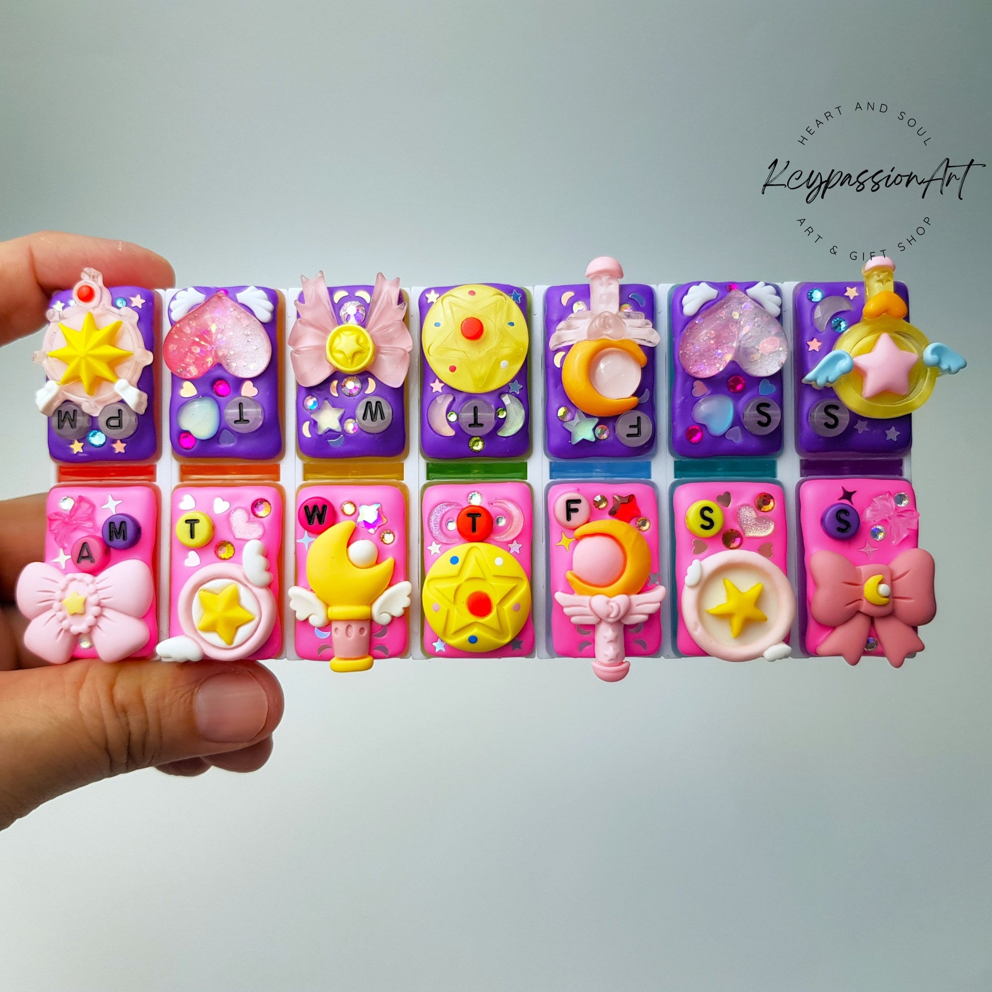 Magic Wands & Ribbons - Detachable Pill Box