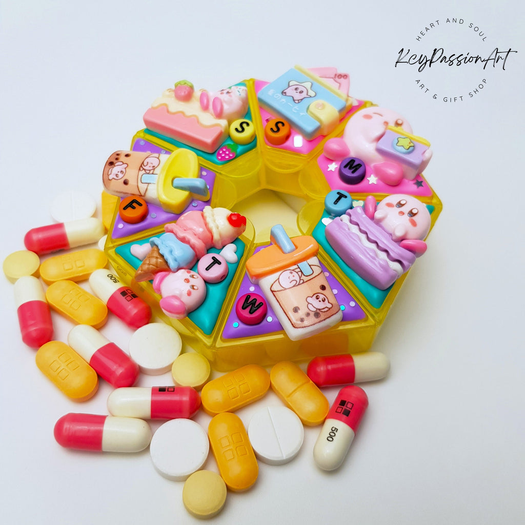 Kirby Daily Fun - Heptagon Pill Box