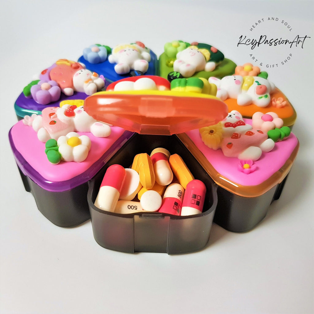 Bunny Wonderland - XL Pill Box