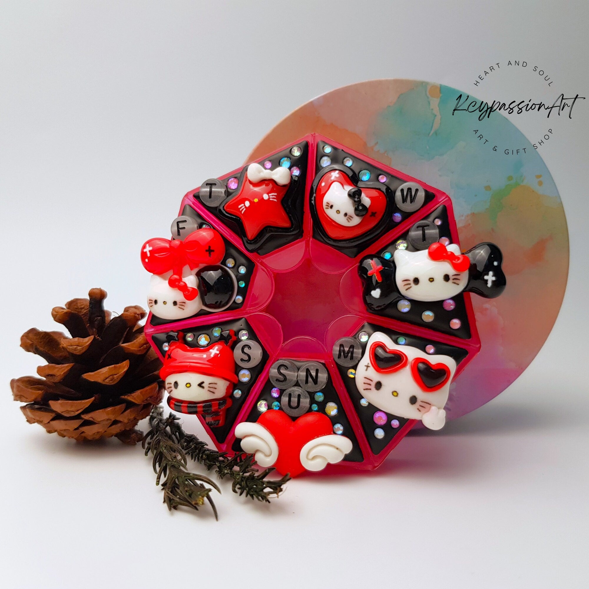 Truly Madly Deeply - Heptagon Pill Box