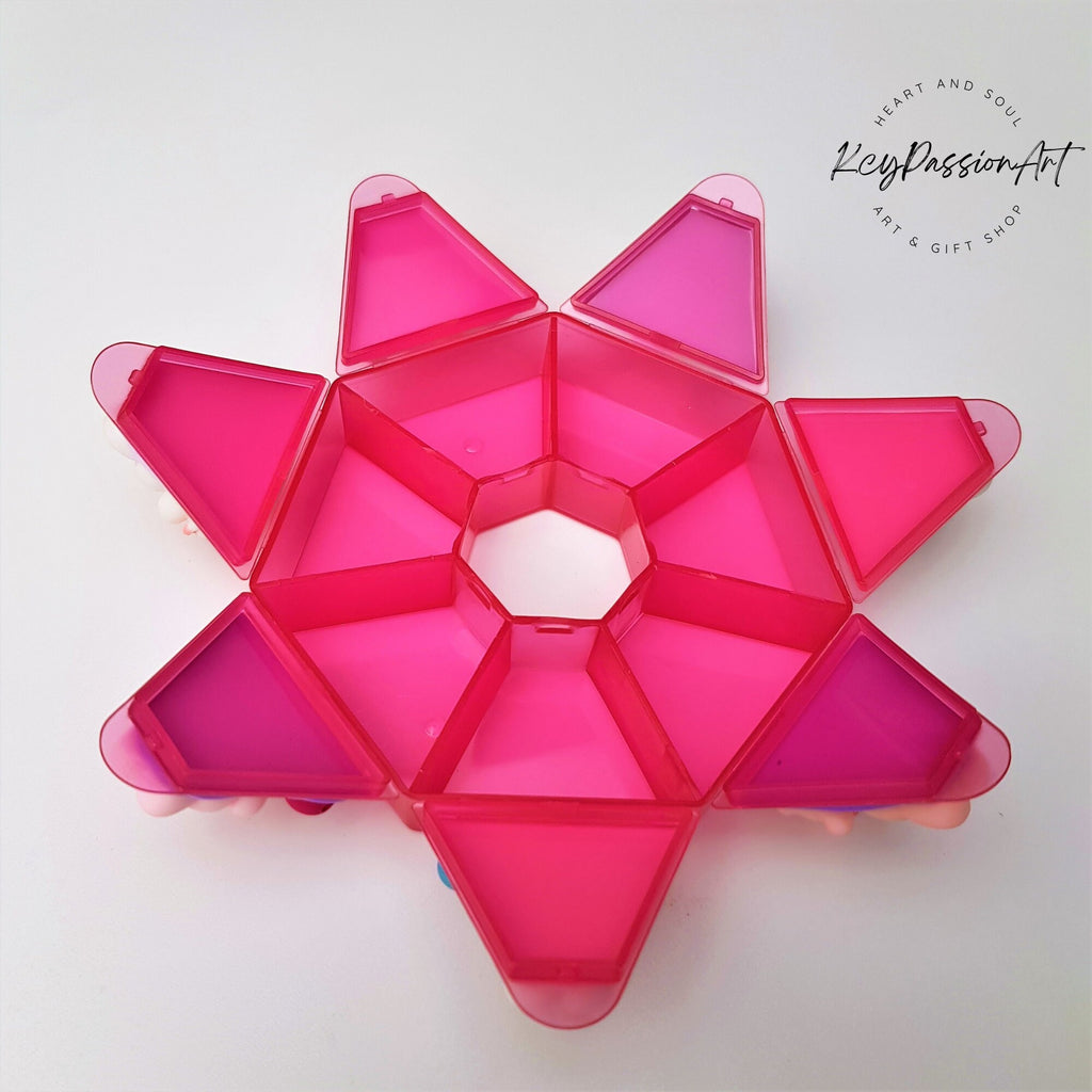 Playful Bunnies - Heptagon Pill Box
