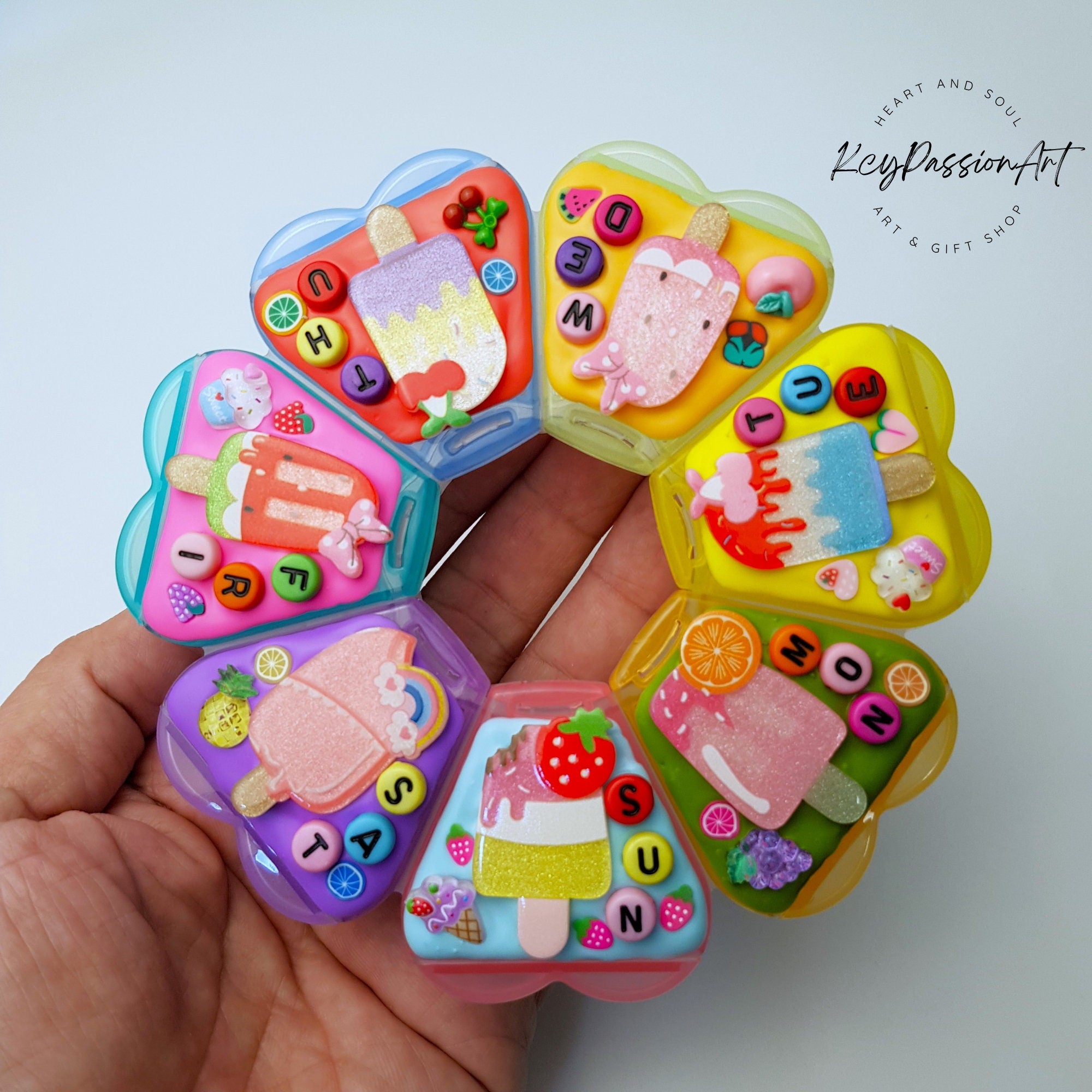 Ice Lolly & Popsicle -  XL Pill Box