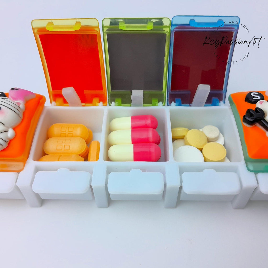 Cute Fun Halloween - Straight Pill Box