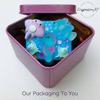 Pilulier Thalassophile : Organisateur journalier lumineux sur le thème de l'océan