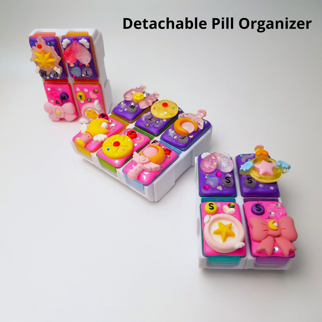 Magic Wands & Ribbons - Detachable Pill Box