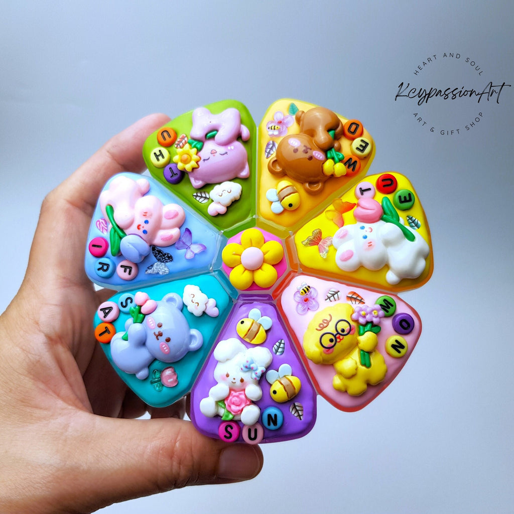 Playful Garden Friends - XL Pill Box