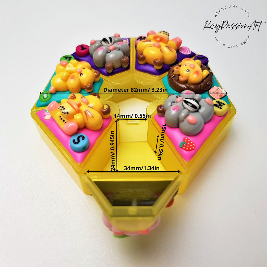 Hungry Hamster - Heptagon Pill Box
