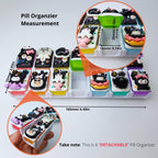 Pretty Black Beauty - Detachable Pill Box