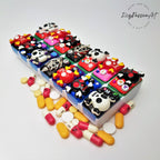 Poison Skulls - Detachable Pill Box