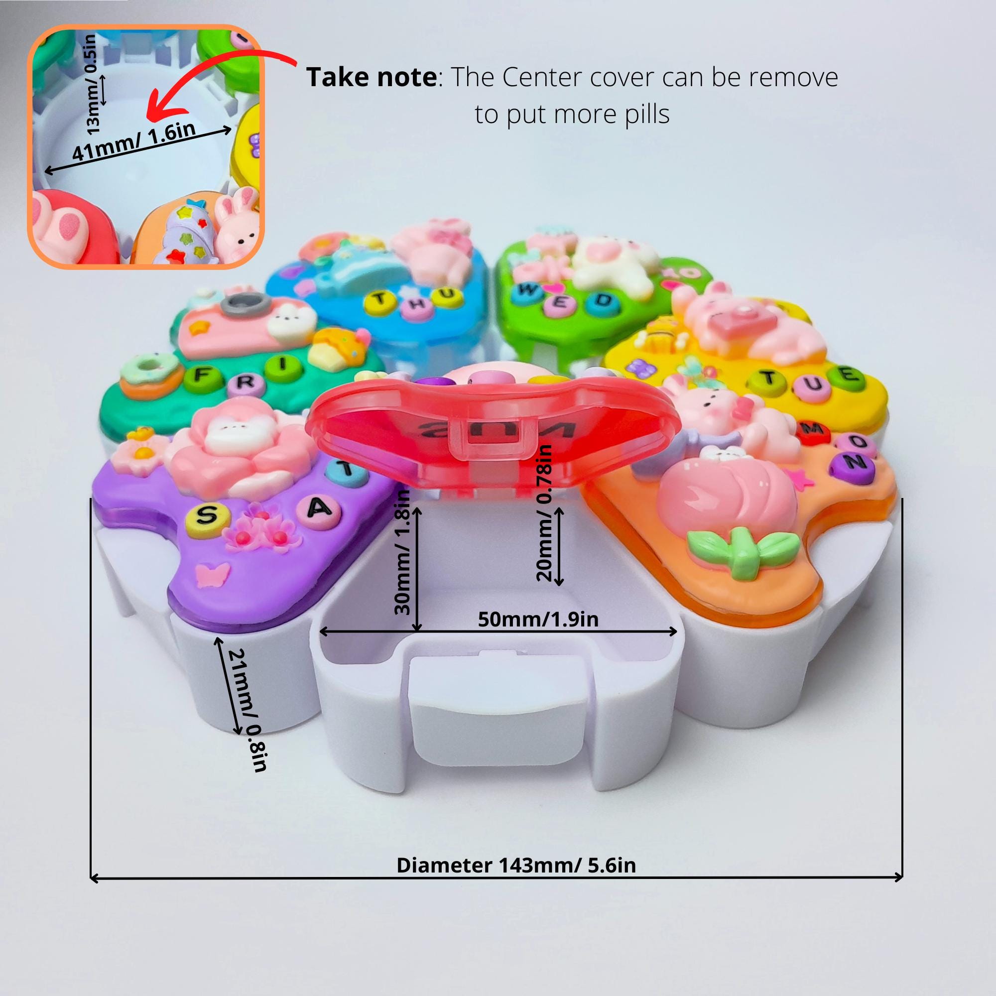 Bunny Daily Fun - Jumbo Pill Box