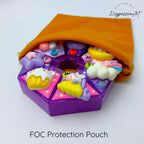 7-Tage-Pillenbox „Einhorn-Traumland“, für Medikamente und Nahrungsergänzungsmittel, 7-Tage-Pillenbox für Tag und Nacht