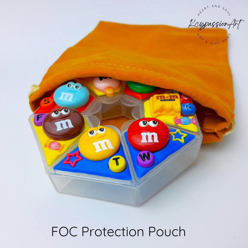 Kirby Loves M&M - Heptagon Pill Box