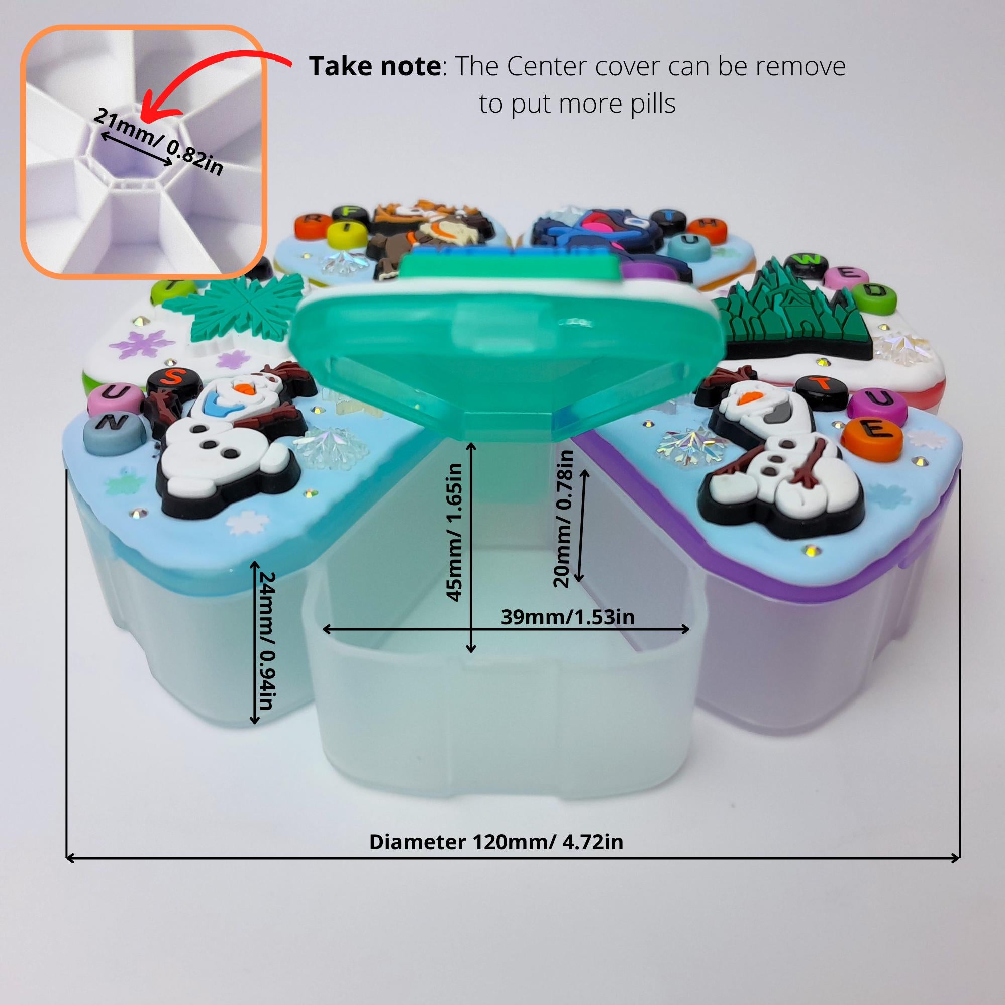 Snow Queen - XL Pill Box