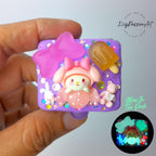 Pilulier décoré « Glow With Me » pour une seule journée