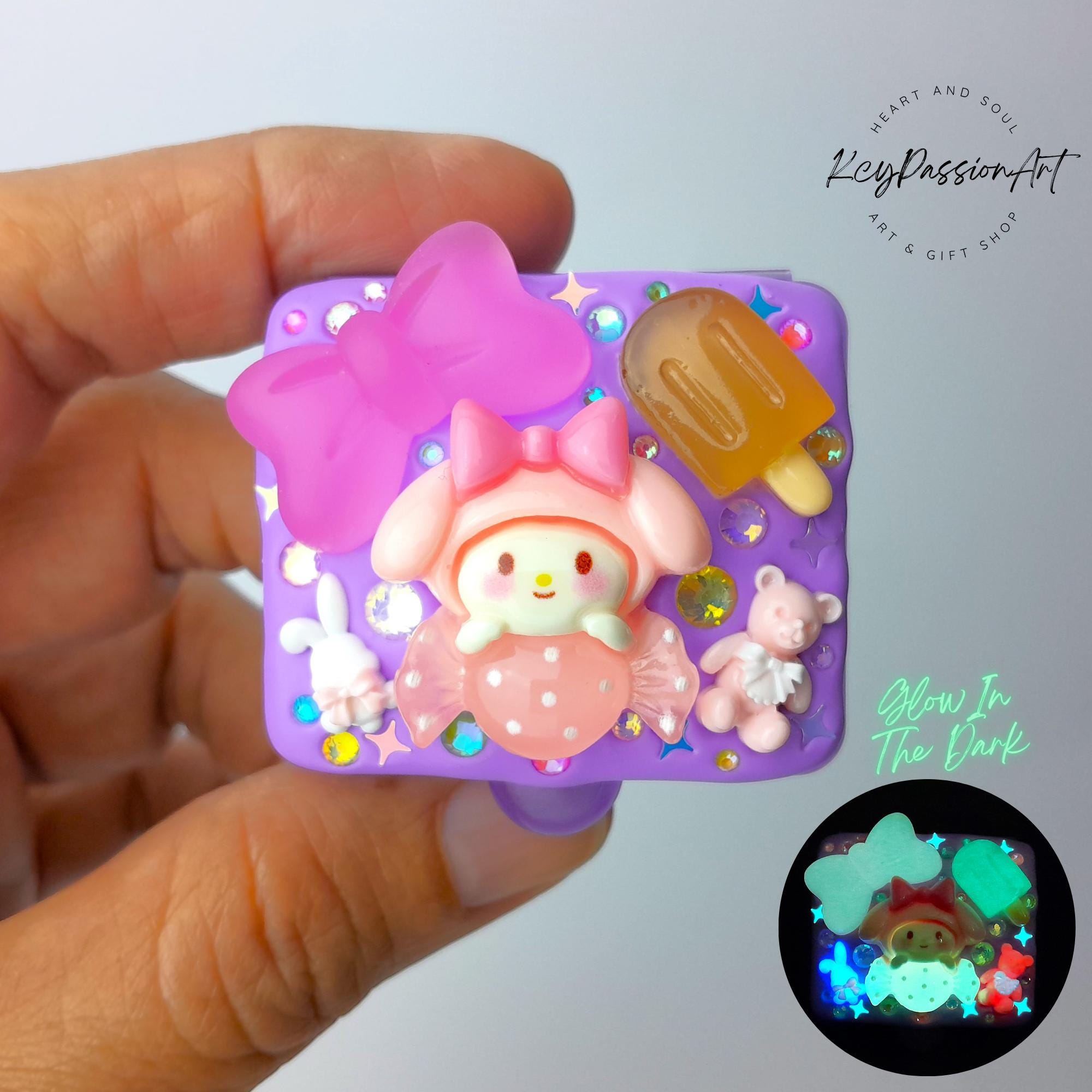 Pilulier décoré « Glow With Me » pour une seule journée