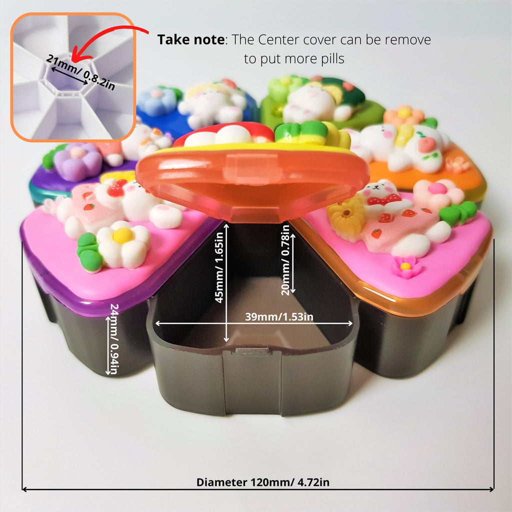 Bunny Wonderland - XL Pill Box