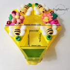 Fuzzy Buzzy Bees - Heptagon Pill Box