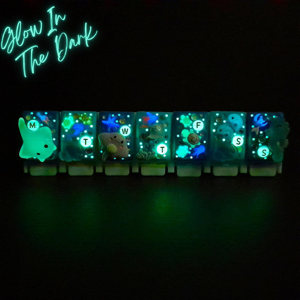 Beauty in the Ocean - Straight Pill Box