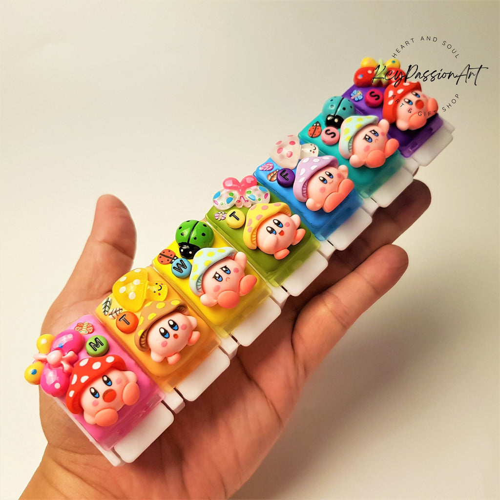 7-Tage-Pillenbox „7 magische Pilze“ – Niedliche Pillendose, Medikamenten- und Vitaminspender, Wochen-Pillenbox