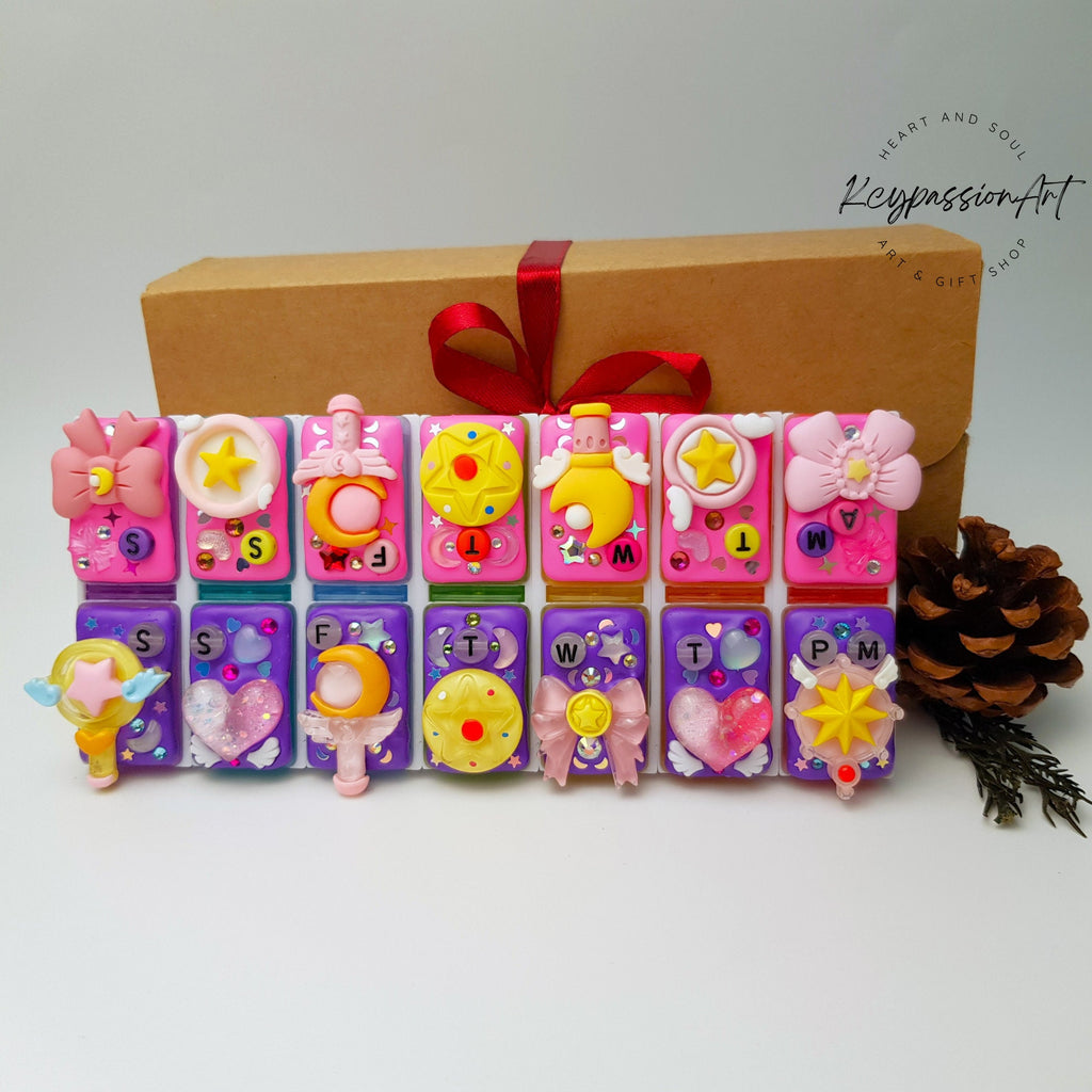 Magic Wands & Ribbons - Detachable Pill Box