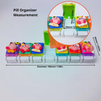 7 Magic Kabi Pink Balls - Straight Pill Box