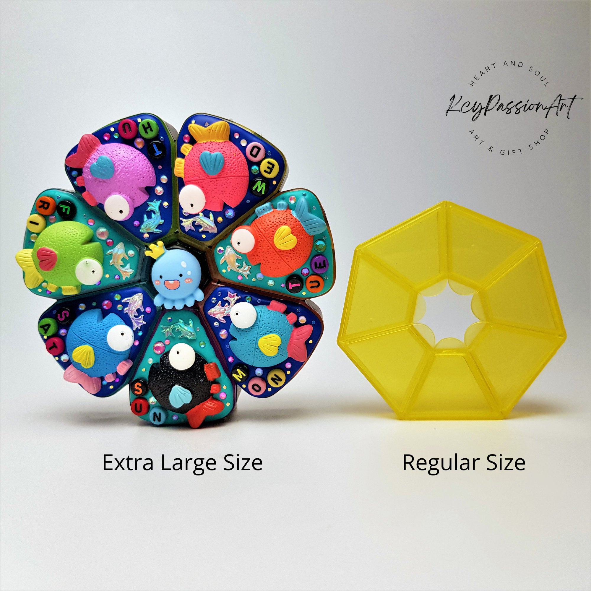 Dancing In The Ocean - XL Pill Box