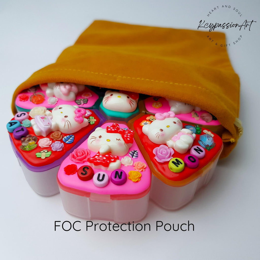 Mesmerized Flower Maze - XL Pill Box