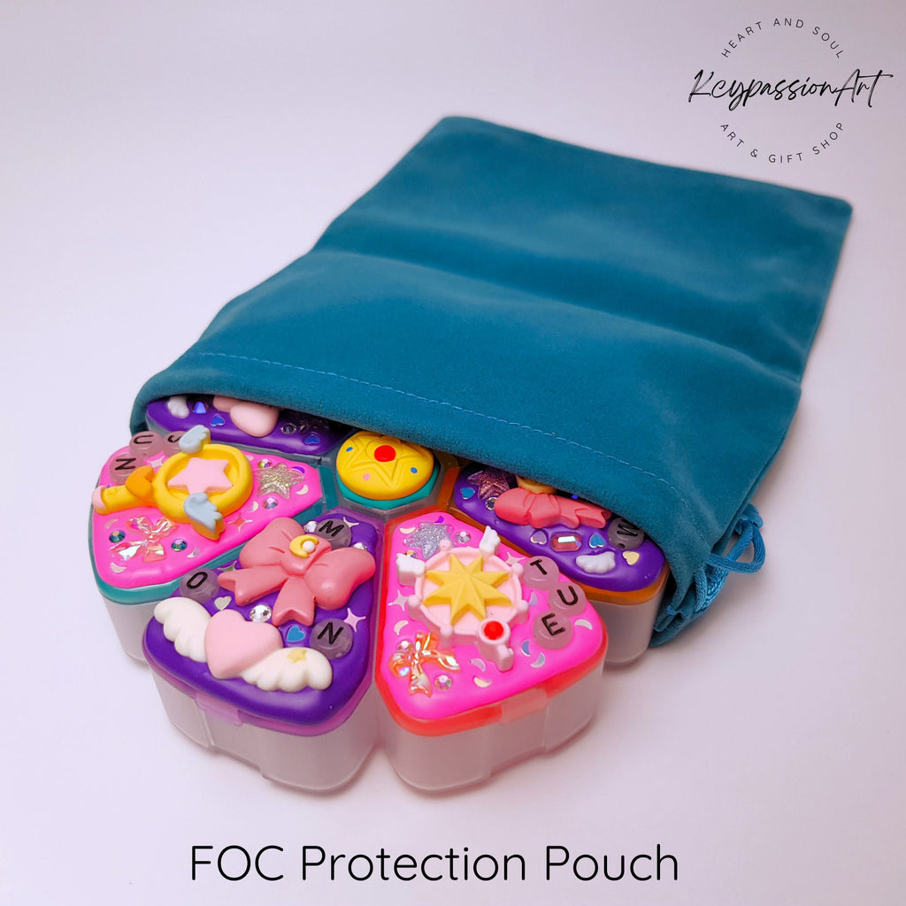 Magic wands & Ribbons - XL Pill Box