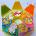 Winter Chicky Chick - Heptagon Pill Box