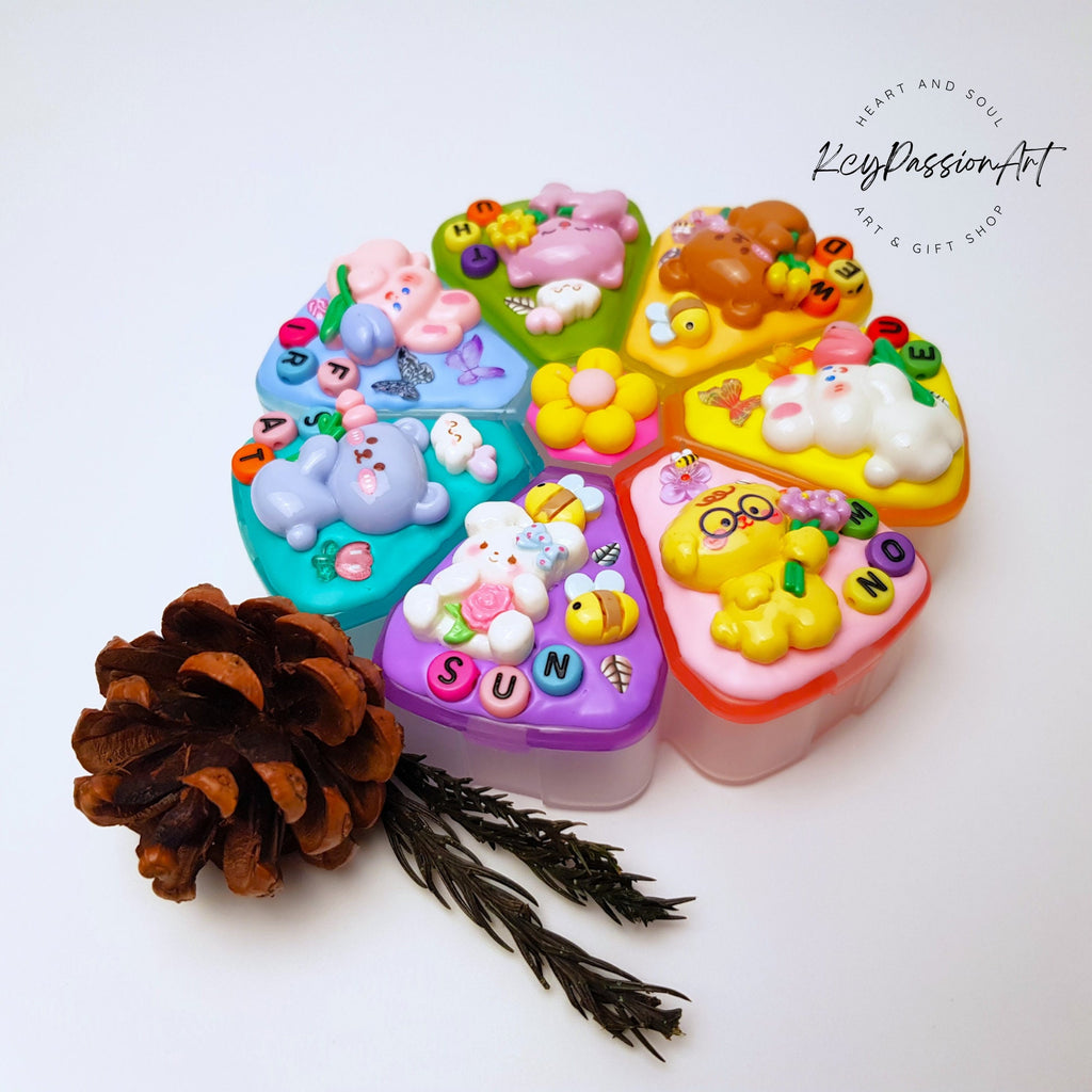 Playful Garden Friends - XL Pill Box