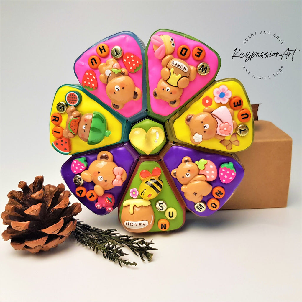 Honey Pot Bear  - XL Pill Box