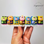 Kawaii Cheeky Monsters - Straight Pill Box